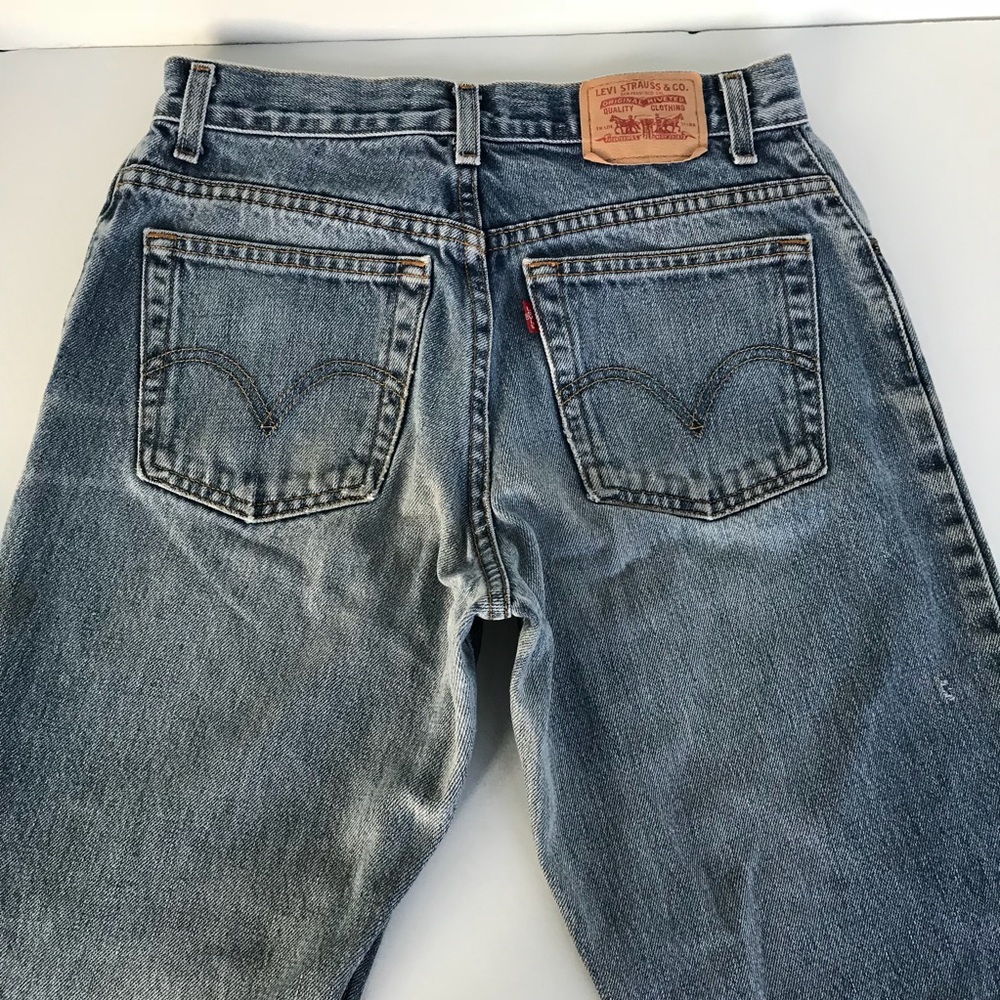 Levi’s vintage 550 tapered high waist wedgie mom 8